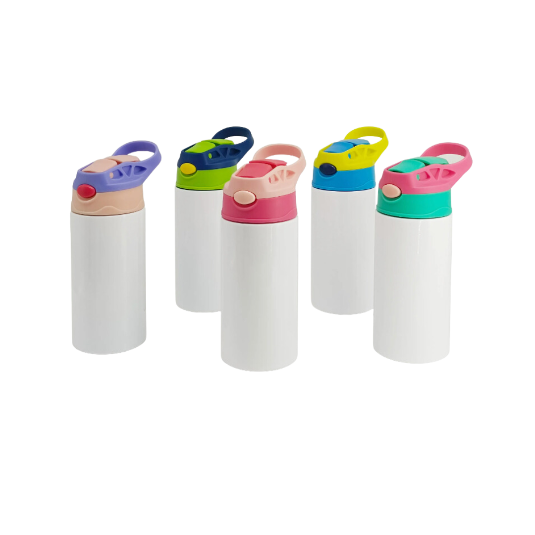 Kids Water Bottle Sublimation Blanks Straight Insulated 12 ounces