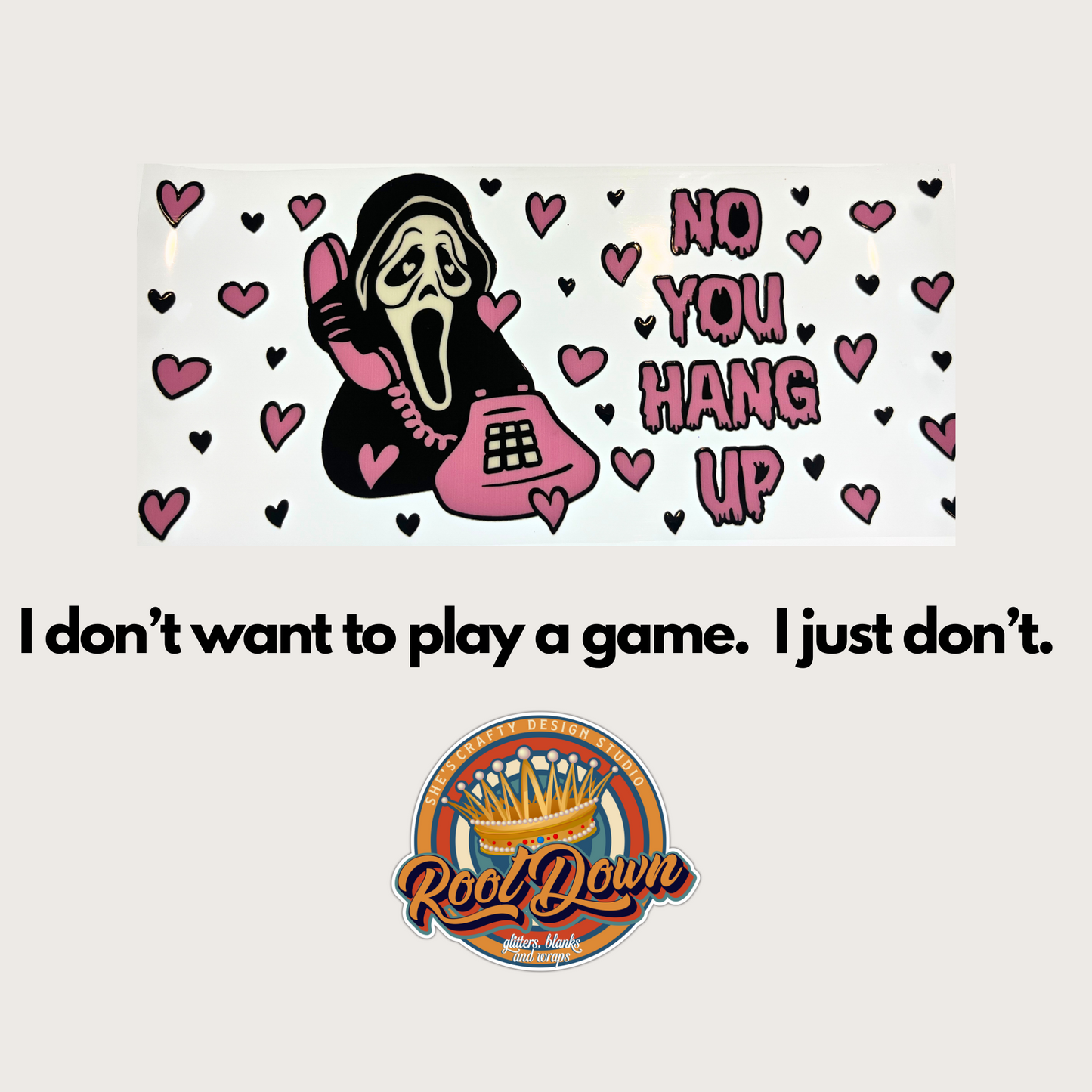 Scary Movie UV DTF Wraps