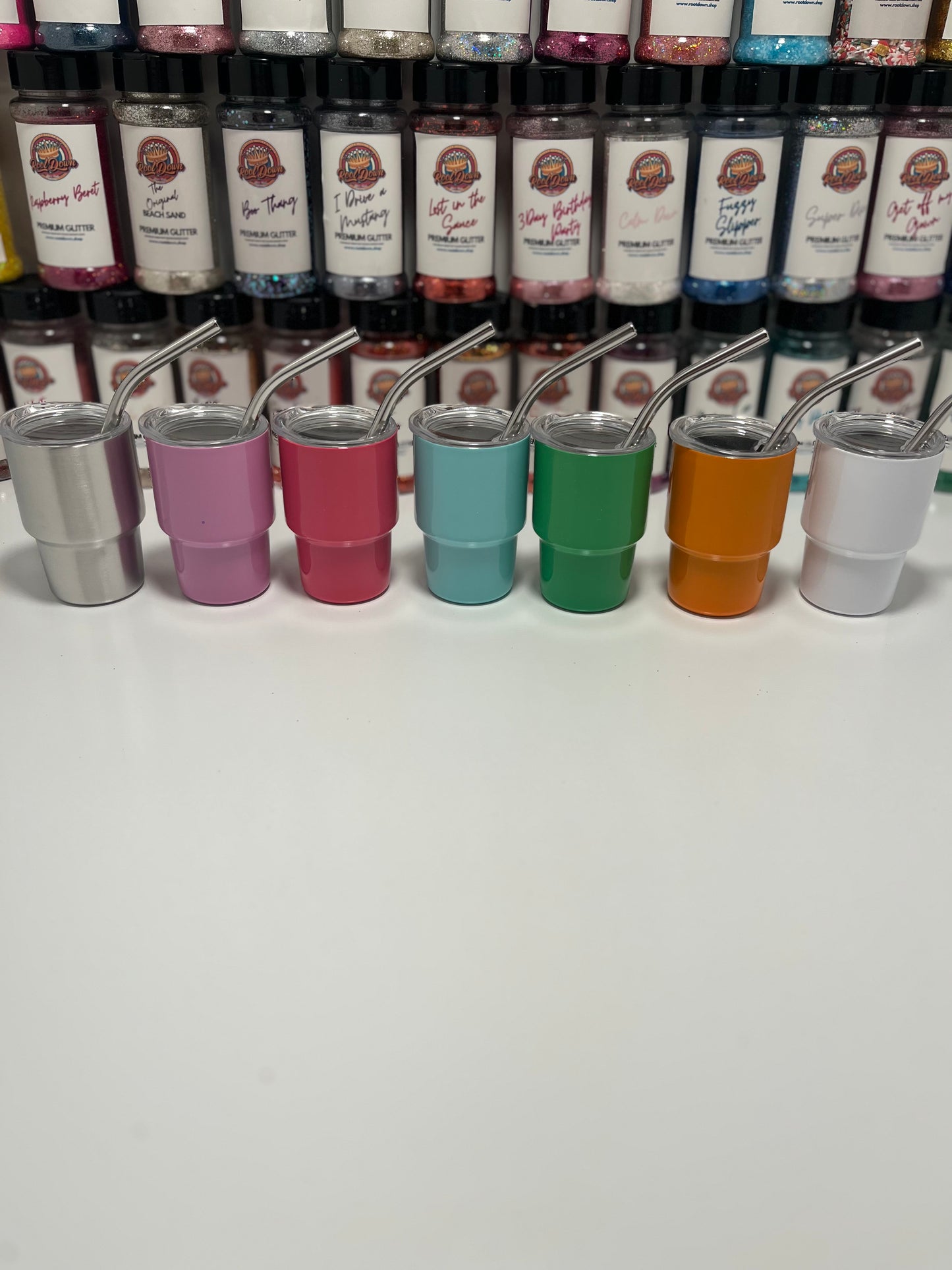 3 Ounce Sure Shot Stainless Steel Tumbler Glasses