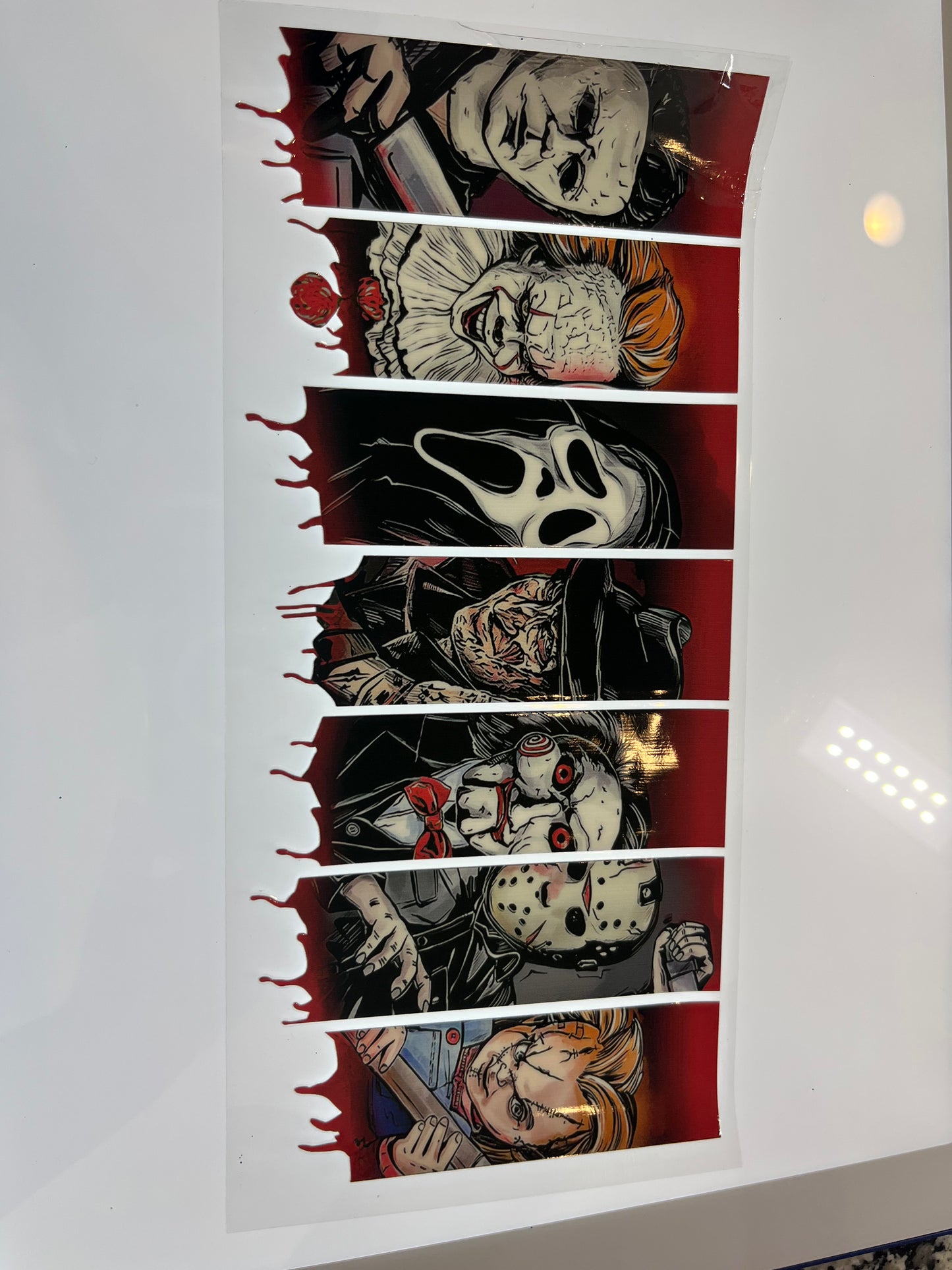 Scary Movie UV DTF Wraps