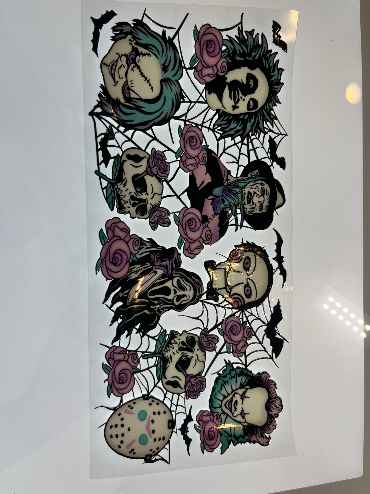 Scary Movie UV DTF Wraps