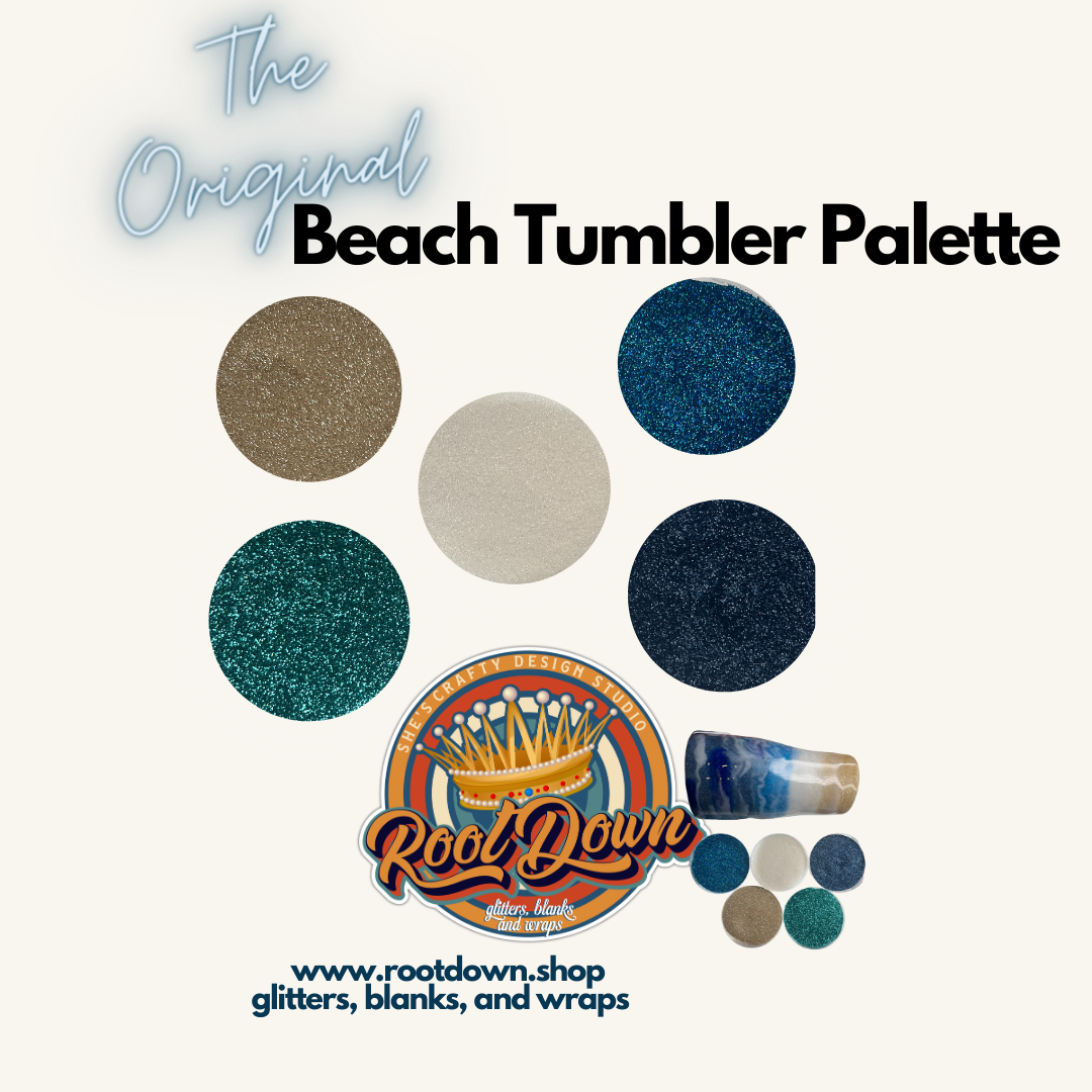 Original Beach Tumbler Glitter Palette