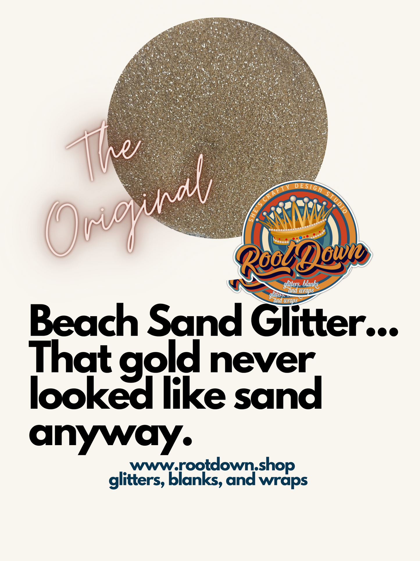 ORIGINAL BEACH SAND - Custom Color Blend Premium Glitter