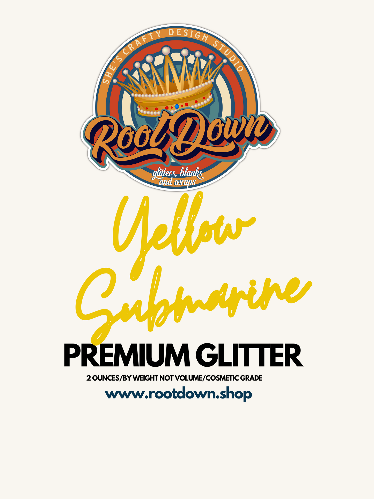 YELLOW SUBMARINE - Premium Glitter