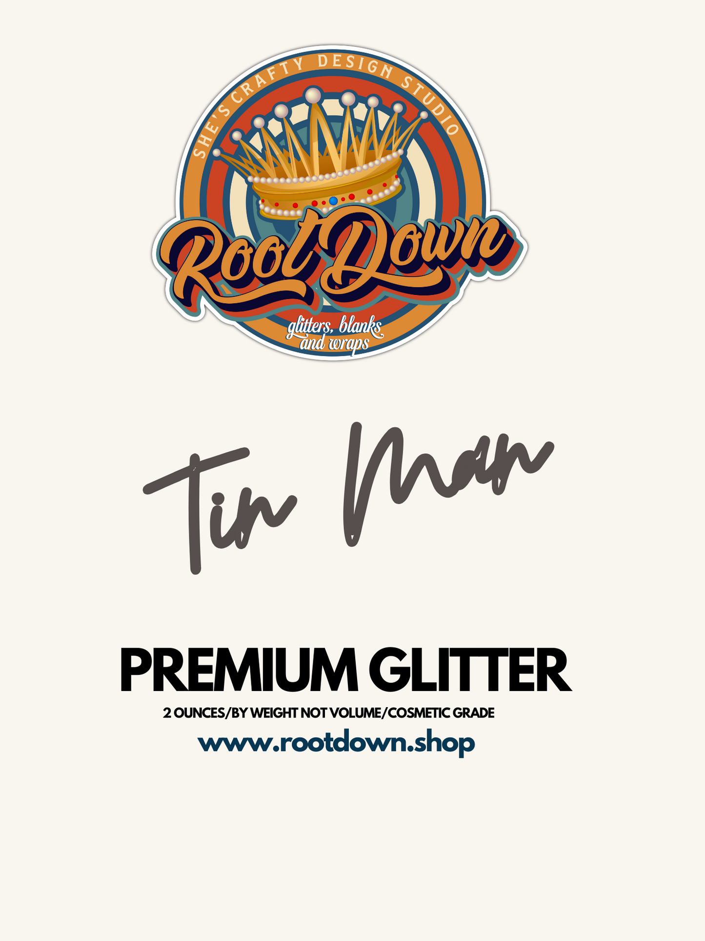 TIN MAN - Premium Glitter