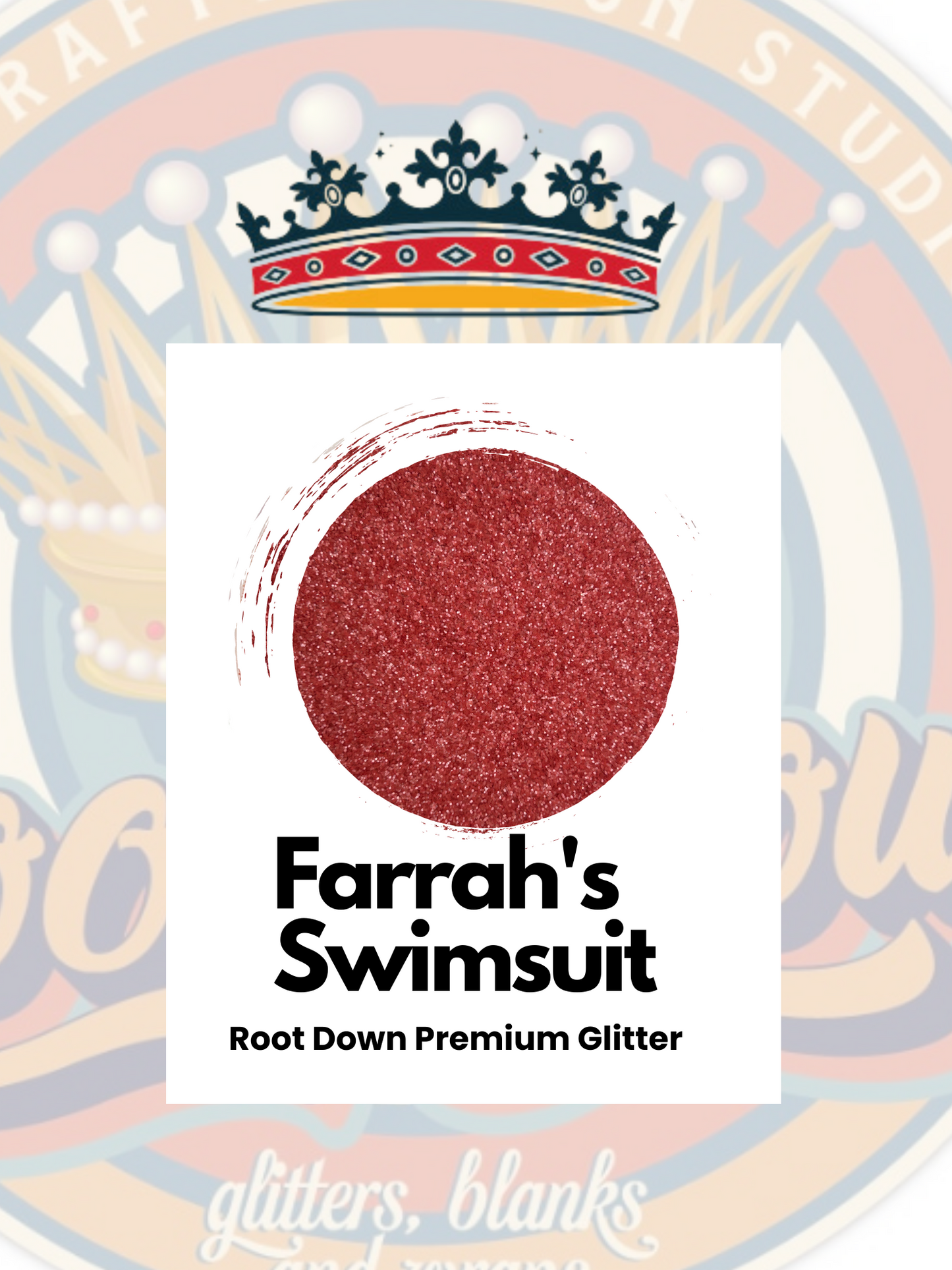 FARRAH'S SWIM SUIT - Premium Matte Glitter